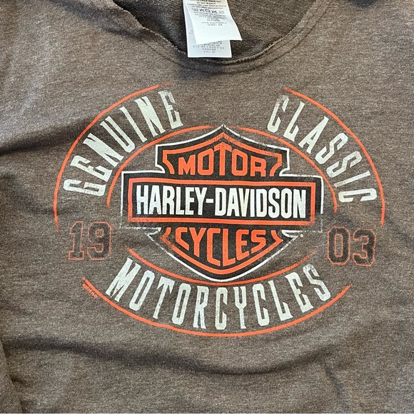 Harley Davidson Grey Hoodie Womens size XXL - Picture 2 of 6